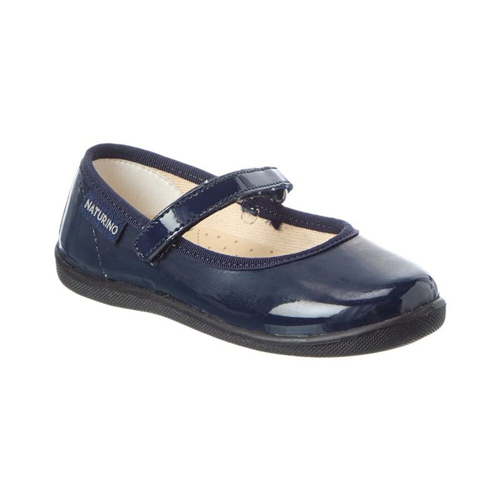 Naturino Pavia 2 Glitter Leather Flat, White